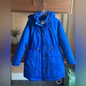 NWOT medium Universal Thread Parka blue